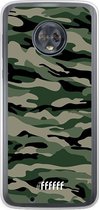 Motorola Moto G6 Hoesje Transparant TPU Case - Woodland Camouflage #ffffff