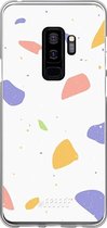 Samsung Galaxy S9 Plus Hoesje Transparant TPU Case - Terrazzo N°6 #ffffff