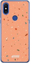 Xiaomi Mi Mix 3 Hoesje Transparant TPU Case - Terrazzo N°10 #ffffff