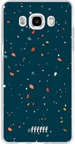 Samsung Galaxy J5 (2016) Hoesje Transparant TPU Case - Terrazzo N°9 #ffffff
