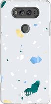 LG V20 Hoesje Transparant TPU Case - Terrazzo N°2 #ffffff