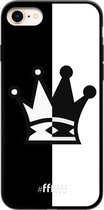 6F hoesje - geschikt voor iPhone 7 -  TPU Case - Chess #ffffff