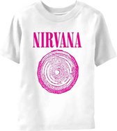 Nirvana Kinder Tshirt -Kids tm 8 jaar- Vestibule Wit