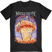 Megadeth Heren Tshirt -2XL- Countdown To Extinction Zwart