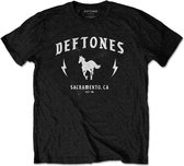 Deftones Heren Tshirt -S- Electric Pony Zwart