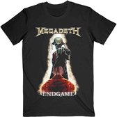 Megadeth Heren Tshirt -L- Vic Removing Hood Zwart