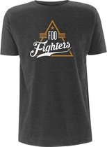 Foo Fighters Heren Tshirt -L- Triangle Grijs