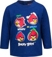 Angry Birds - Longsleeve - Model "Don't Worry, Be Angry" - Donkerblauw - 81 cm - 18 maanden - 100% Katoen