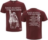 Rage Against The Machine Heren Tshirt -M- BOLA Album Cover Rood