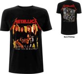 Metallica Heren Tshirt -S- Garage Photo Yellow Zwart