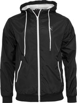 LXURY Heren Regenjas Zwart Wit Maat S - Jas - Jassen - Sportkleding - + Gratis sporttas