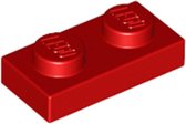 LEGO 3023 Plate 1x2 Rood (100 stuks)