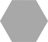 1,16m² - Hexagon / zeshoek Vloer- en Wandtegels - Timeless Grey Mat 15x17 - Wandtegels keuken / badkamer