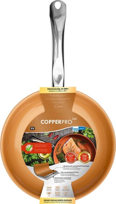 hoesten Het is goedkoop Natuur CopperPro 360 Pan - 24cm | bol.com