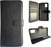 Samsung Galaxy S20 Plus hoesje - Samsung Galaxy S20 Plus hoesje book case leer wallet portemonnee - zwart