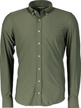 Hensen Overhemd - Body Fit - Groen - L