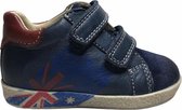 Falcotto 2 velcro's Australian flag lederen sneakers Cris navy mt 26