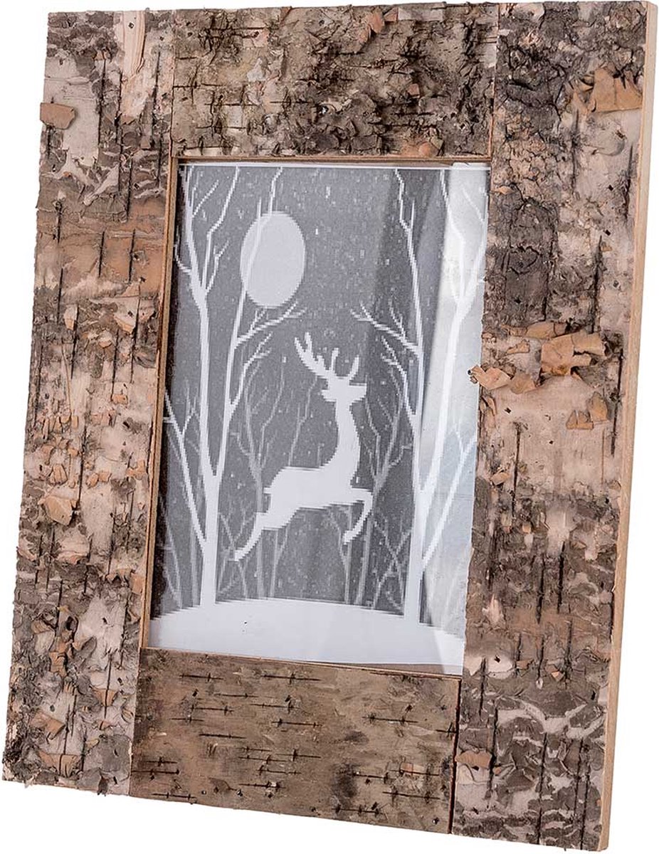 Cosy @ Home Fotokader Bark Bruin 21,7x1,5xh27cm Rech