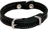 Jack And Vanilla - Halsbanden - Vetleder Halsband - Zwart - 12mmx30cm 45/7111 - 176940