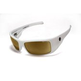 Altitude Eyewear - Zonnebril Dames - Venice - Wit - Polycarbonaat - Gepolariseerde Lenzen - Flash Gold