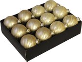 Glazen kerstbal - zeer luxe en decoratief - 24 stuks