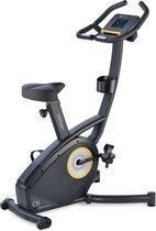 LifeSpan Fitness C5i hometrainer fiets voor semi-professioneel gebruik met een in hoogte verstelbaar fietszadel, houder voor je bidon en een LCD monitor met 40 trainingsprogramma's en een tab