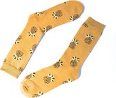 Hipperboo® 3 Paar Bamboe Sokken | Maat 36-41 | Dames sokken | Geel