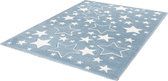 Lalee Amigo –  Vloerkleed - Vloer kleed - Sterren - kinderen - Tapijt – Karpet - 120x170 – Blauw