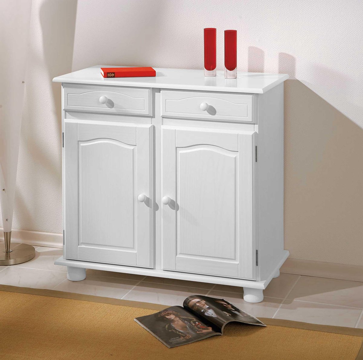 Dressoir Abaco (2 deuren) - wit