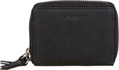 Burkely Antique Avery Unisex Wallet S Double Zip - Zwart