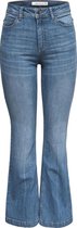 JACQUELINE DE YONG JDYFLORA LIFE FLARED HIGH MB NOOS DNM Vrouwen Jeans - Maat 33 x 32