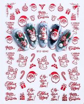 Nagelstickers - Nailart - 3D Stickers - Kerst Stickers - Kerstmis - Nageldecoratie - Nagelversiering (4)