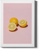 Walljar - Sliced Lemons - Muurdecoratie - Poster