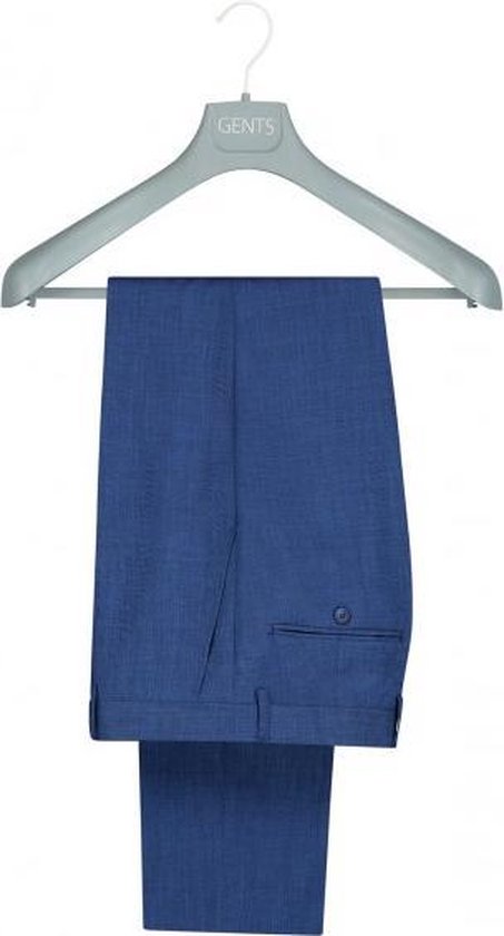 GENTS - Pantalon Heren linnenlook blauw
