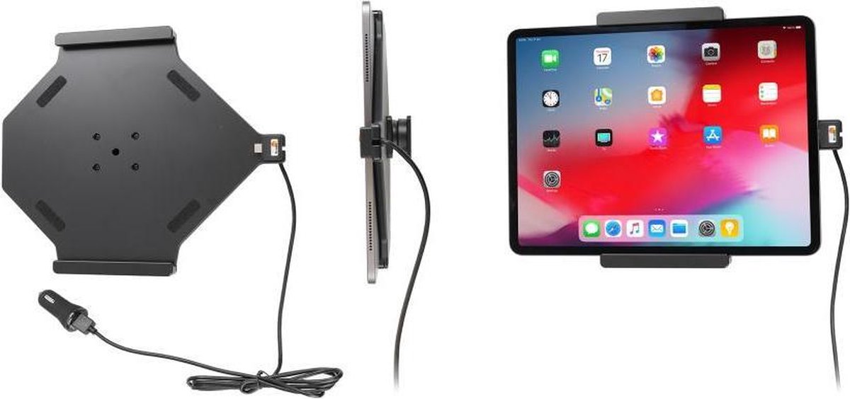 Brodit houder/lader Apple iPad Pro 12.9 USB sig.plug ('18-)