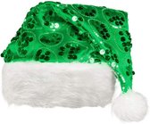 Boland Kerstmuts Dangling Polyester Groen/wit One-size