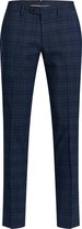 WE Fashion Heren slim fit pantalon met ruitdessin, Cesar