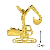 Blinx Jewels Vergulden Hanger Bulldozer