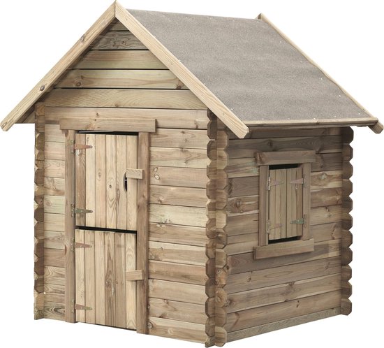 Swing King speelhuis Louise 120x120x160cm - Geïmpregneerd FSC hout