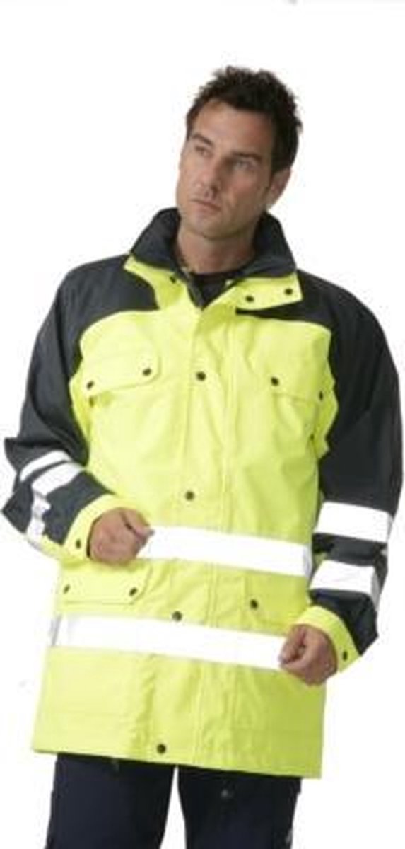 Parka geel-reflectie -L