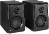Studio speakers - Vonyx BX40 actieve studio monitor Bluetooth speakers - klasse-D - mp3 speler - 2-weg 4 inch speakerset - 80W