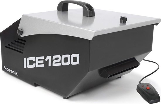 Rookmachine - BeamZ ICE1200 low fog machine 1200W voor laaghangende rook - BeamZ
