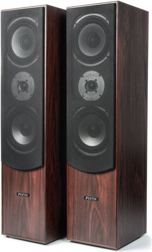 Surround set home cinema 5.0 - Fenton 1150 Watt - Complete set met 5 speakers - Walnoot