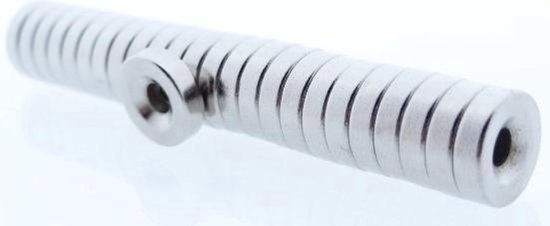 Super sterke ring magneten - 10 x 3 mm (50-stuks) - Rond - Neodymium - Minigadgets - Koelkast ringmagneten - Whiteboard magneten – Klein - Ronde - 10x3mm - Minigadgets