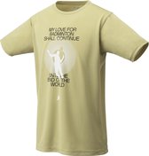 Yonex Lin Dan limitid edition t-shirt | khaki | maat L