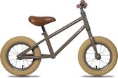 loopfiets Heinje 12 Inch Jongens Taupe