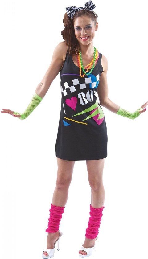 Orion Costumes - I love 80s kostuum voor vrouwen - Small - Volwassenen kostuums