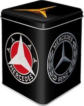 Mercedes-Benz Logo Metalen Theedoosje