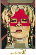 Salvador Dali - Il volto di Mae West Kunstdruk 60x80cm