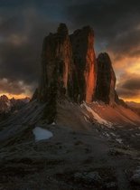 Fotobehang - Dolomites Italy 192x260cm - Vliesbehang